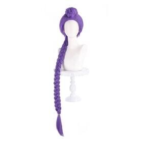 Kpop Rumi Cosplay Wig Women Halloween Comic-Con Purple Braid New